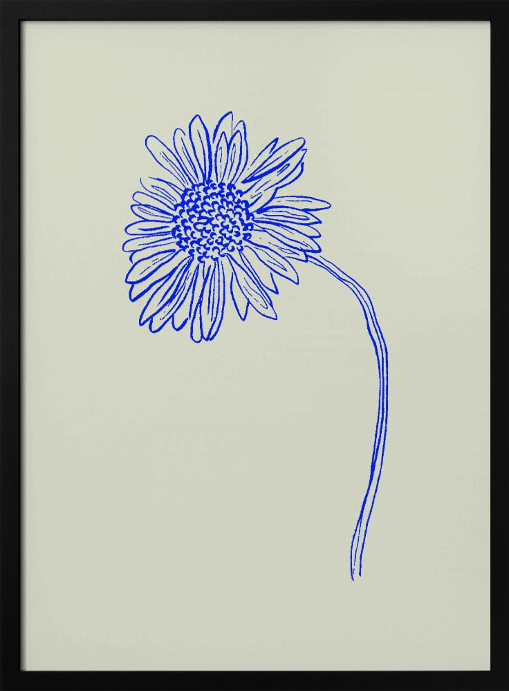Blue Blossom Sketch | Poster