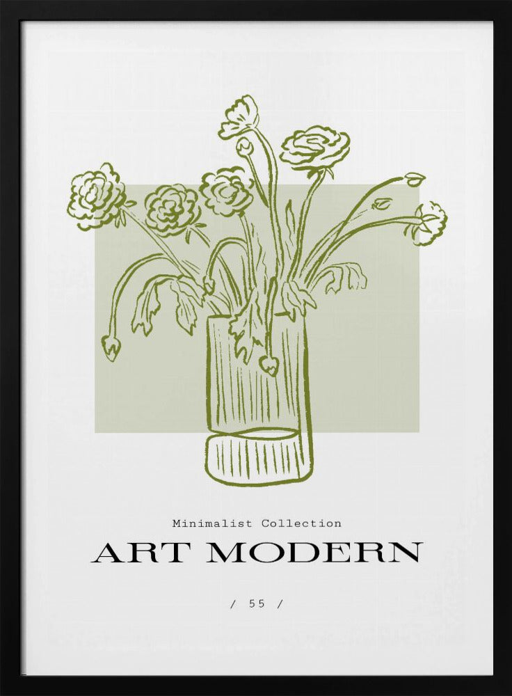 Flower Vase Sketch | Poster