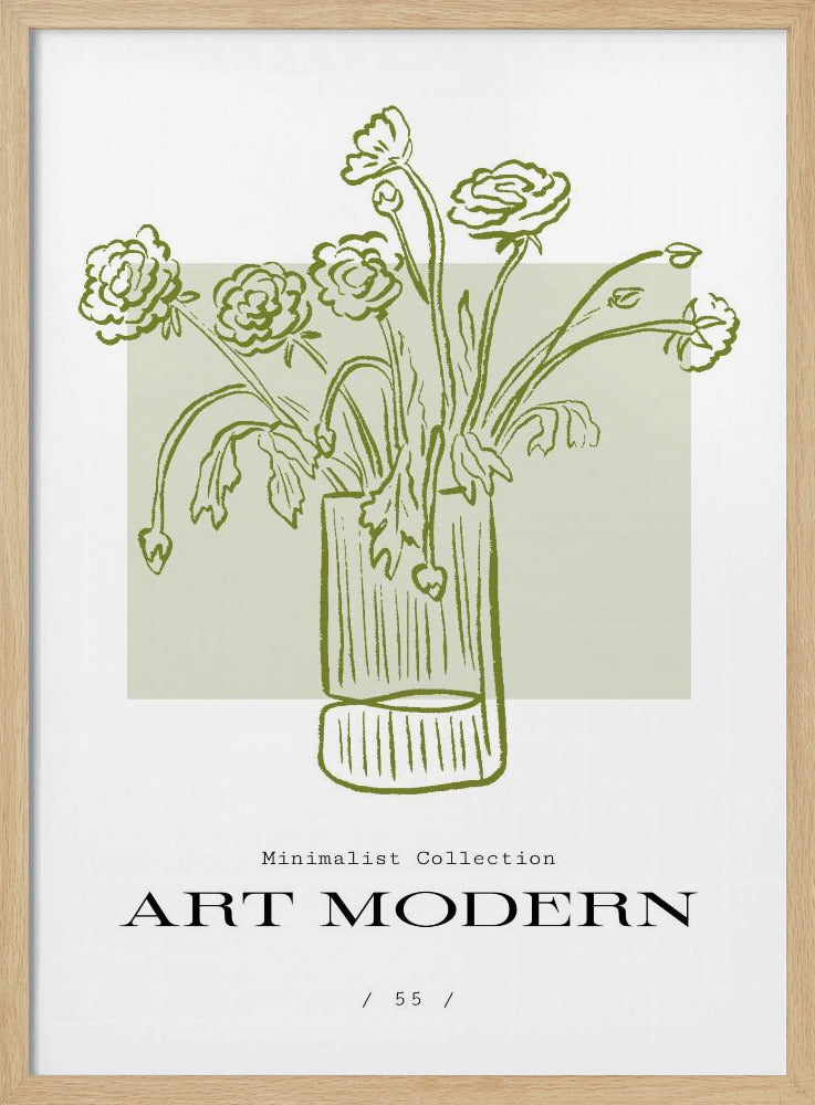 Flower Vase Sketch | Poster