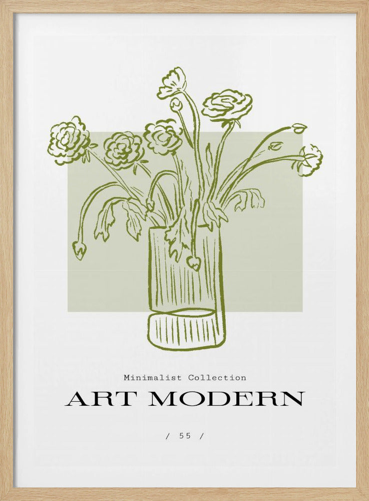 Flower Vase Sketch | Poster