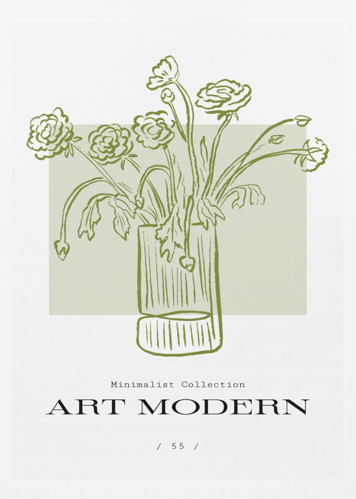 Flower Vase Sketch | Poster