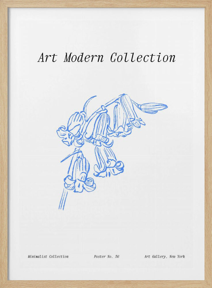 Bluebell Minimalism | Poster