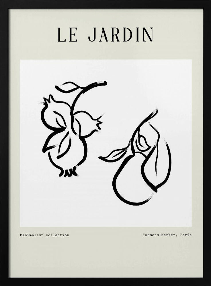 Ink Garden Lines | Poster