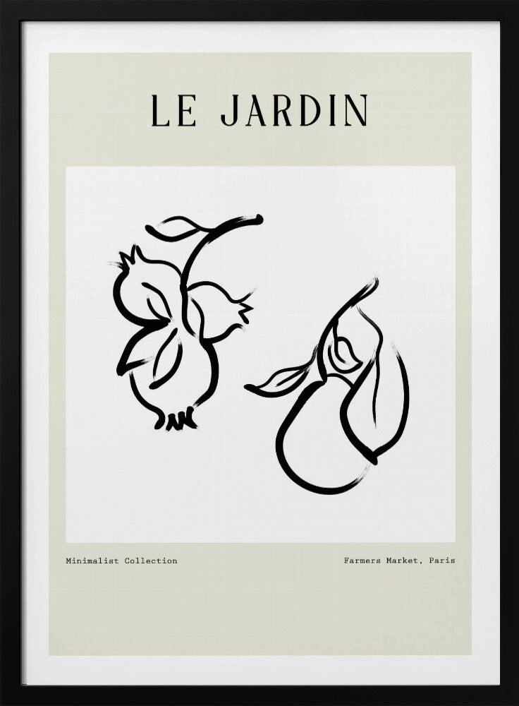 Ink Garden Lines | Poster