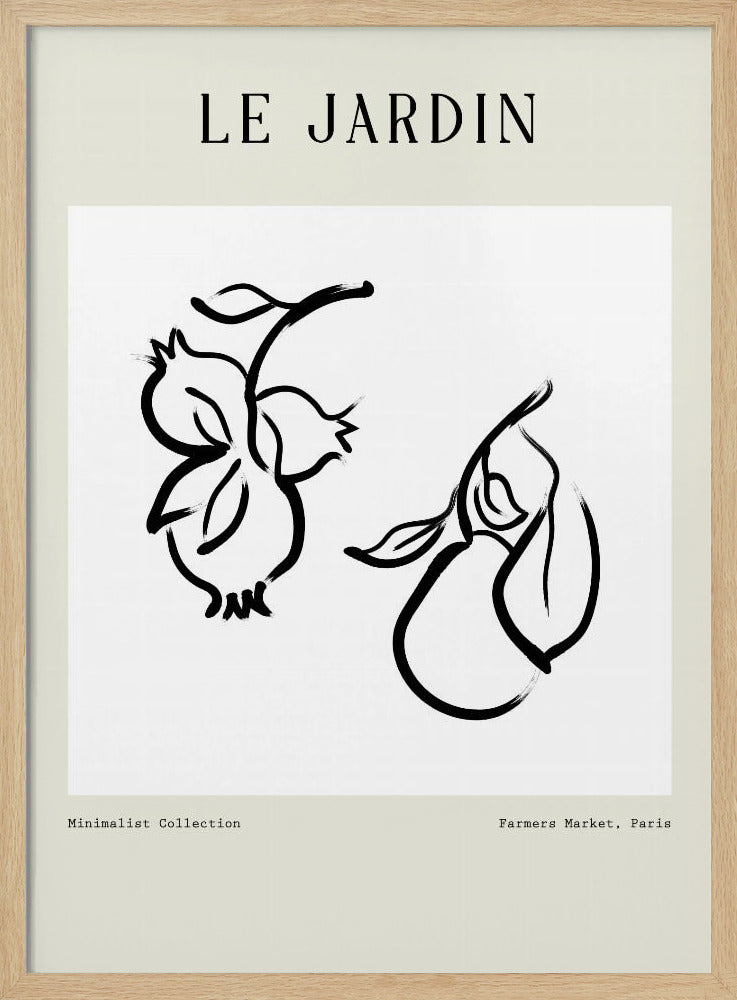 Ink Garden Lines | Poster