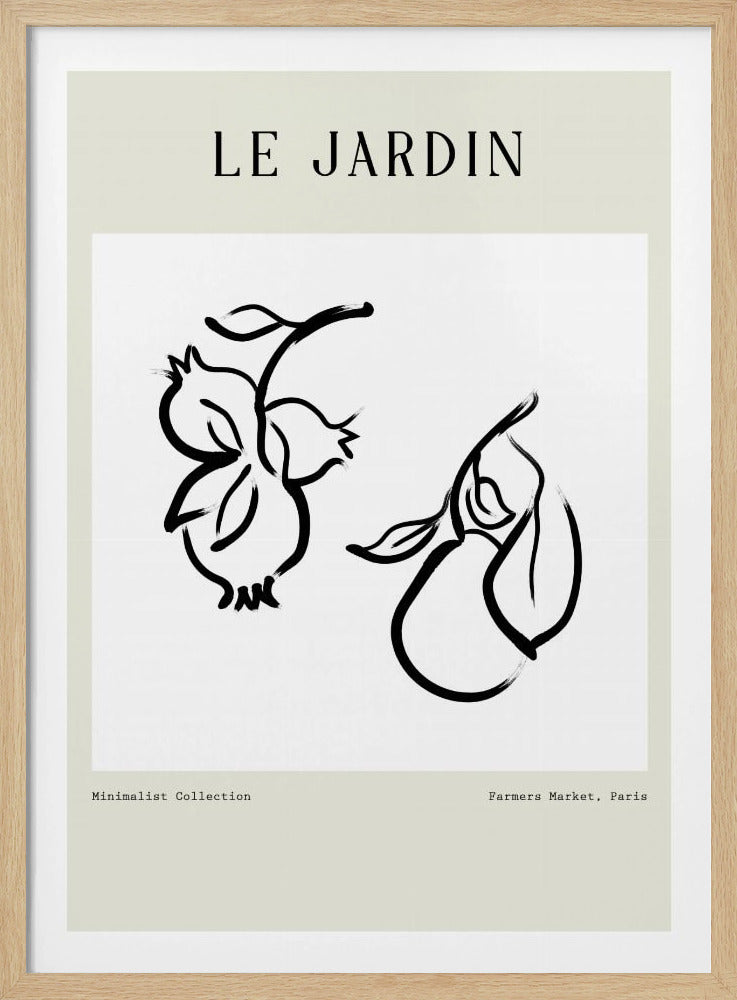 Ink Garden Lines | Poster