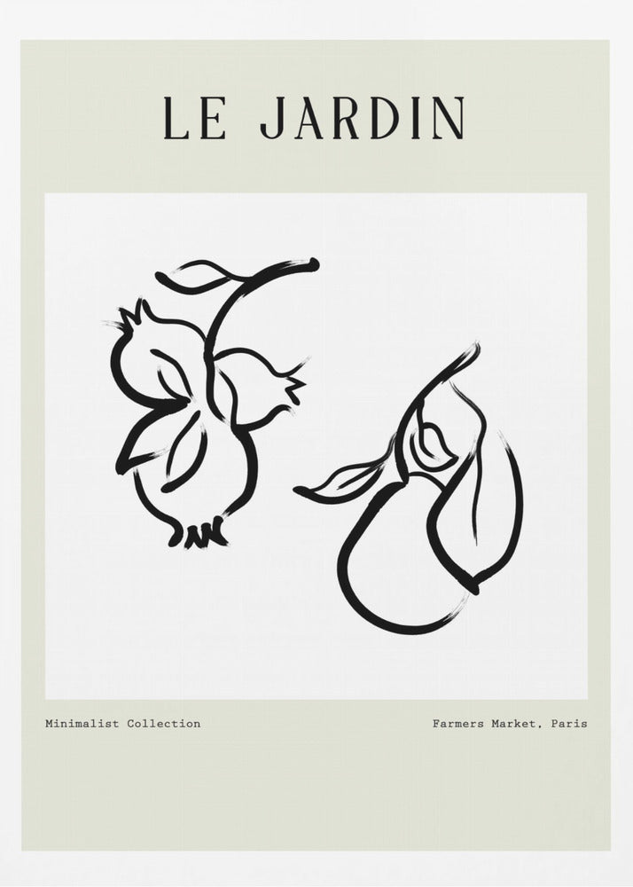 Ink Garden Lines | Poster