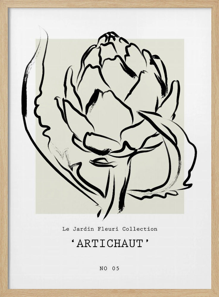Elegant Artichoke | Poster