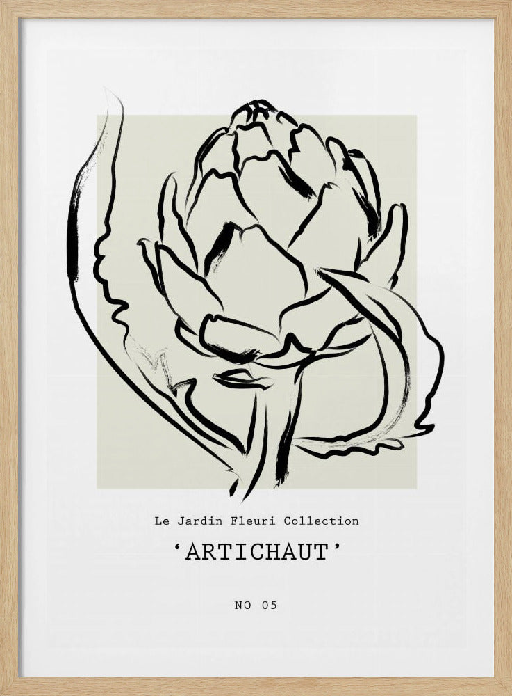 Elegant Artichoke | Poster