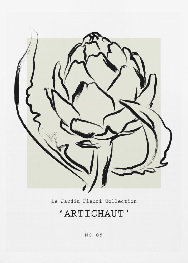 Elegant Artichoke | Poster