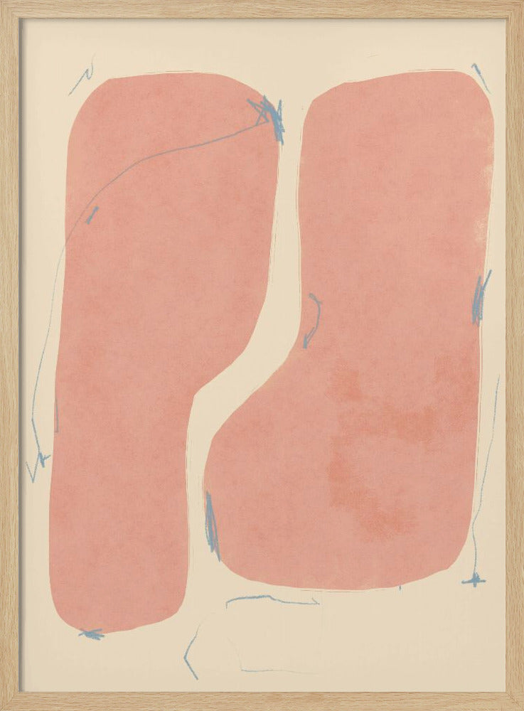 Pink Contours | Poster