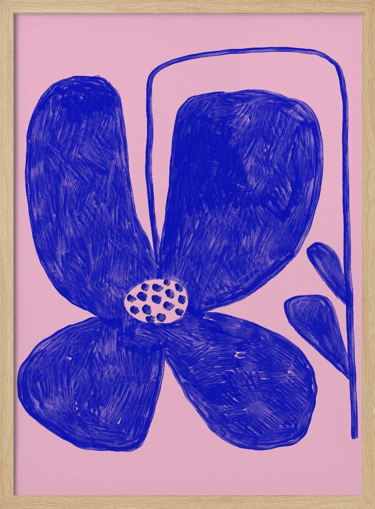 Blue Blossom Burst | Poster