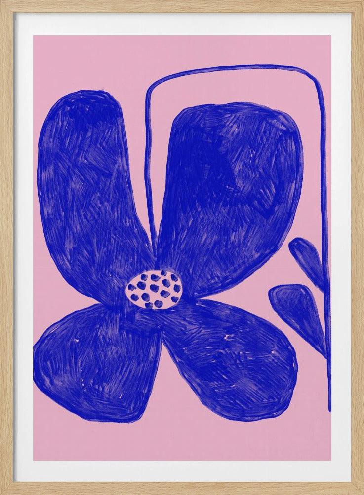 Blue Blossom Burst | Poster