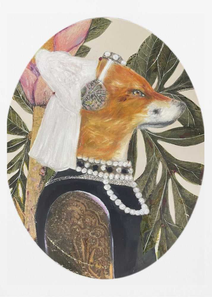 Fox Dressed In Renaissance Attire | Poster