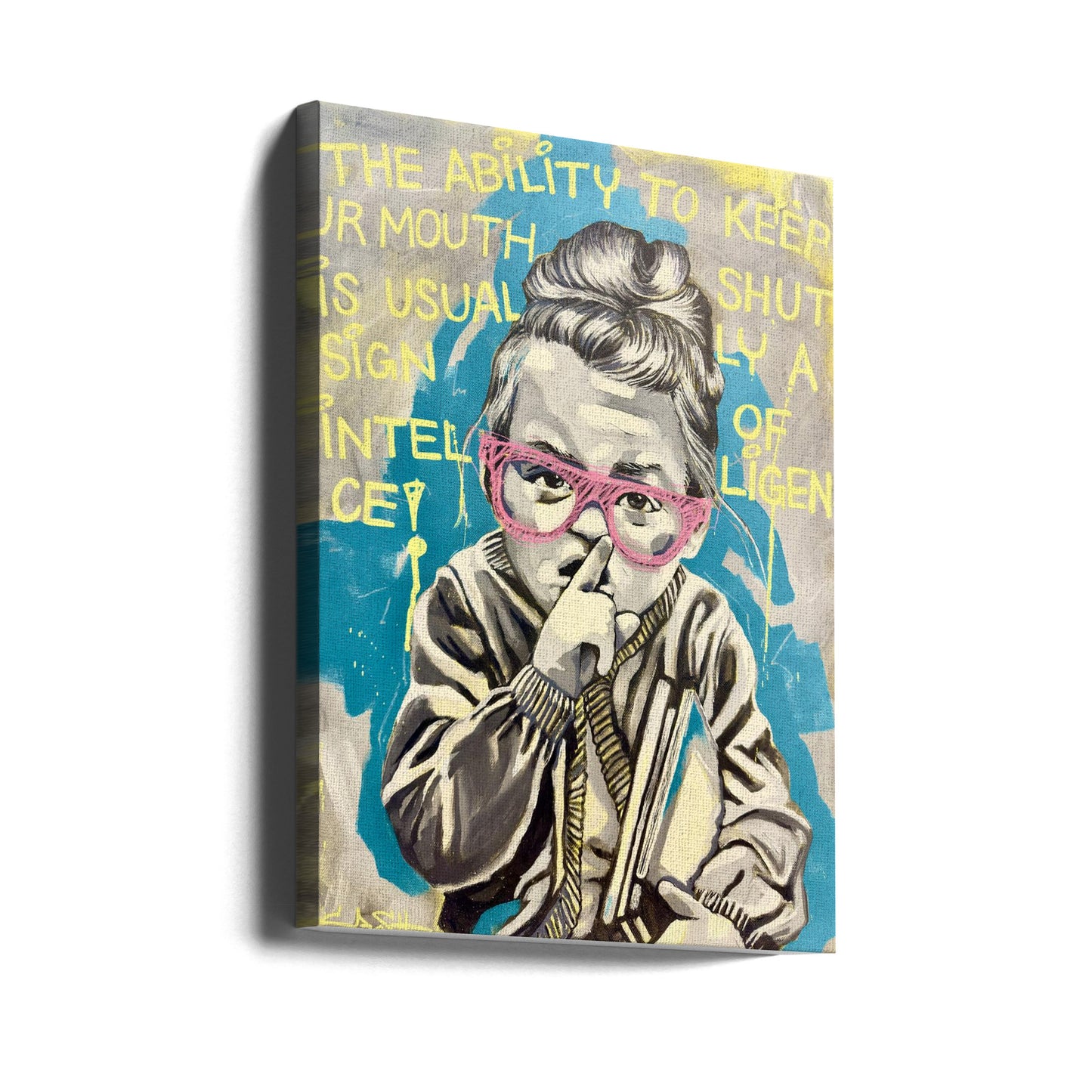 Silent Wisdom Kid | Canvas