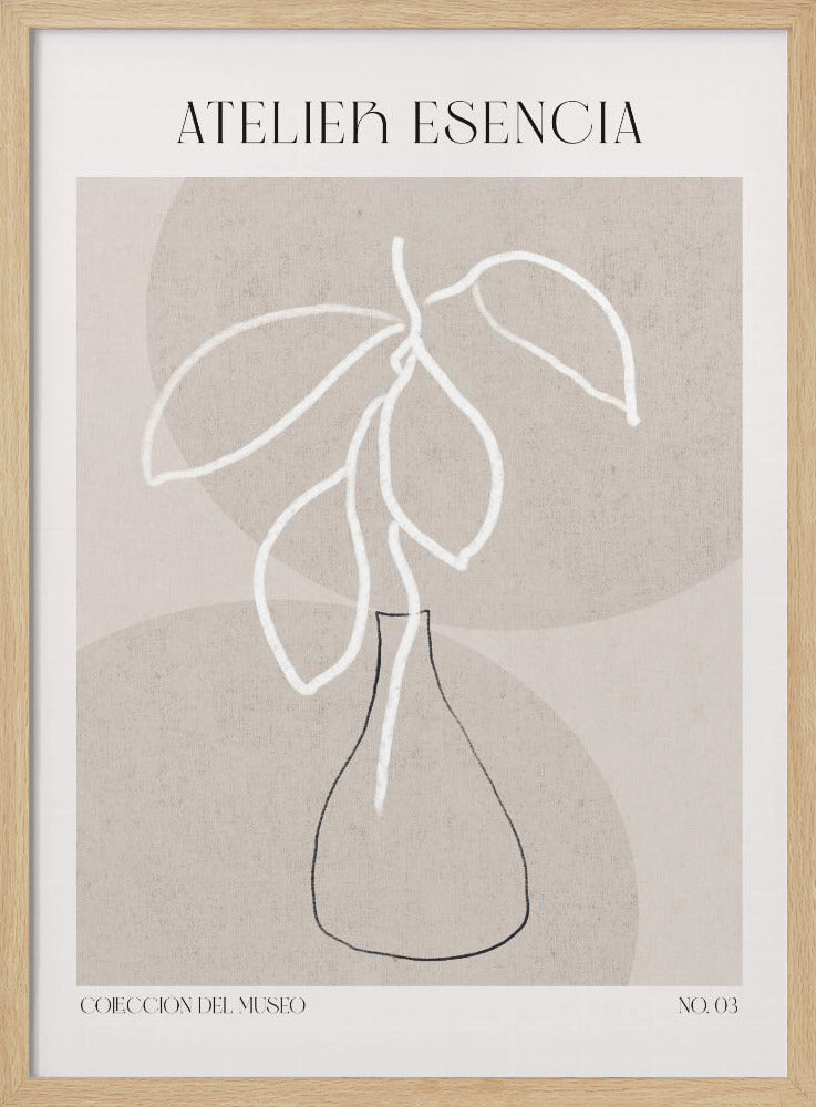 Minimal Vase Lines | Poster