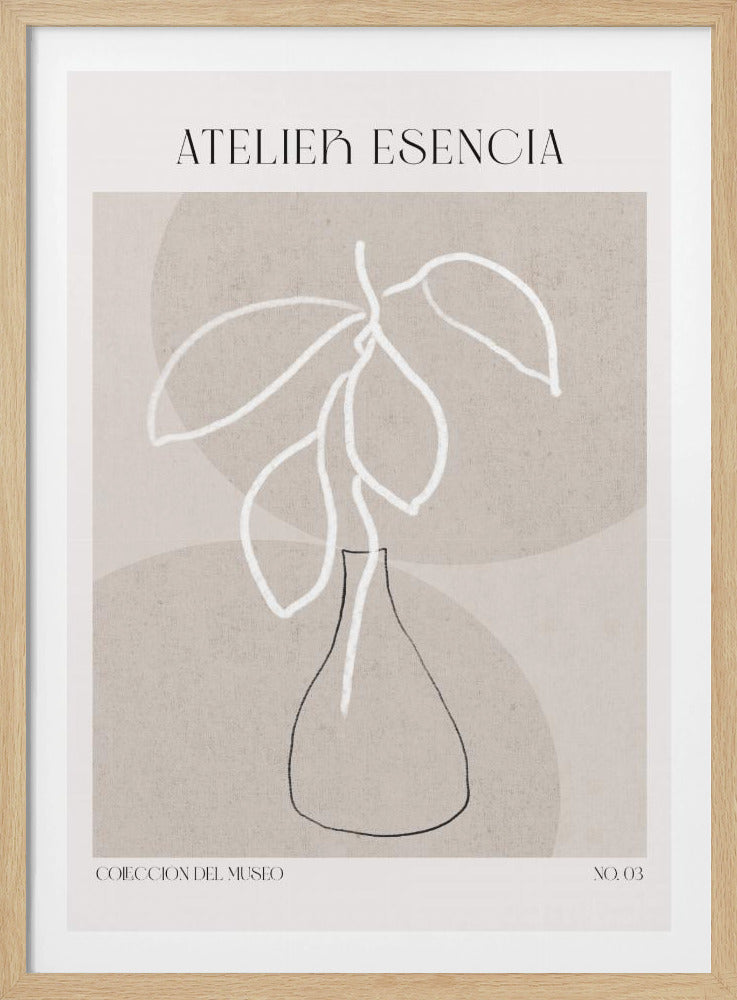 Minimal Vase Lines | Poster