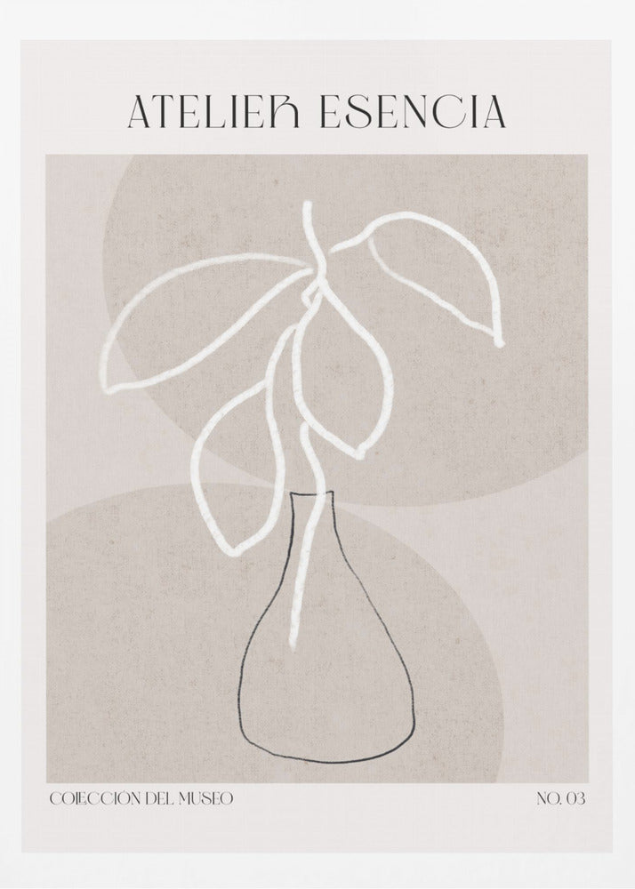 Minimal Vase Lines | Poster