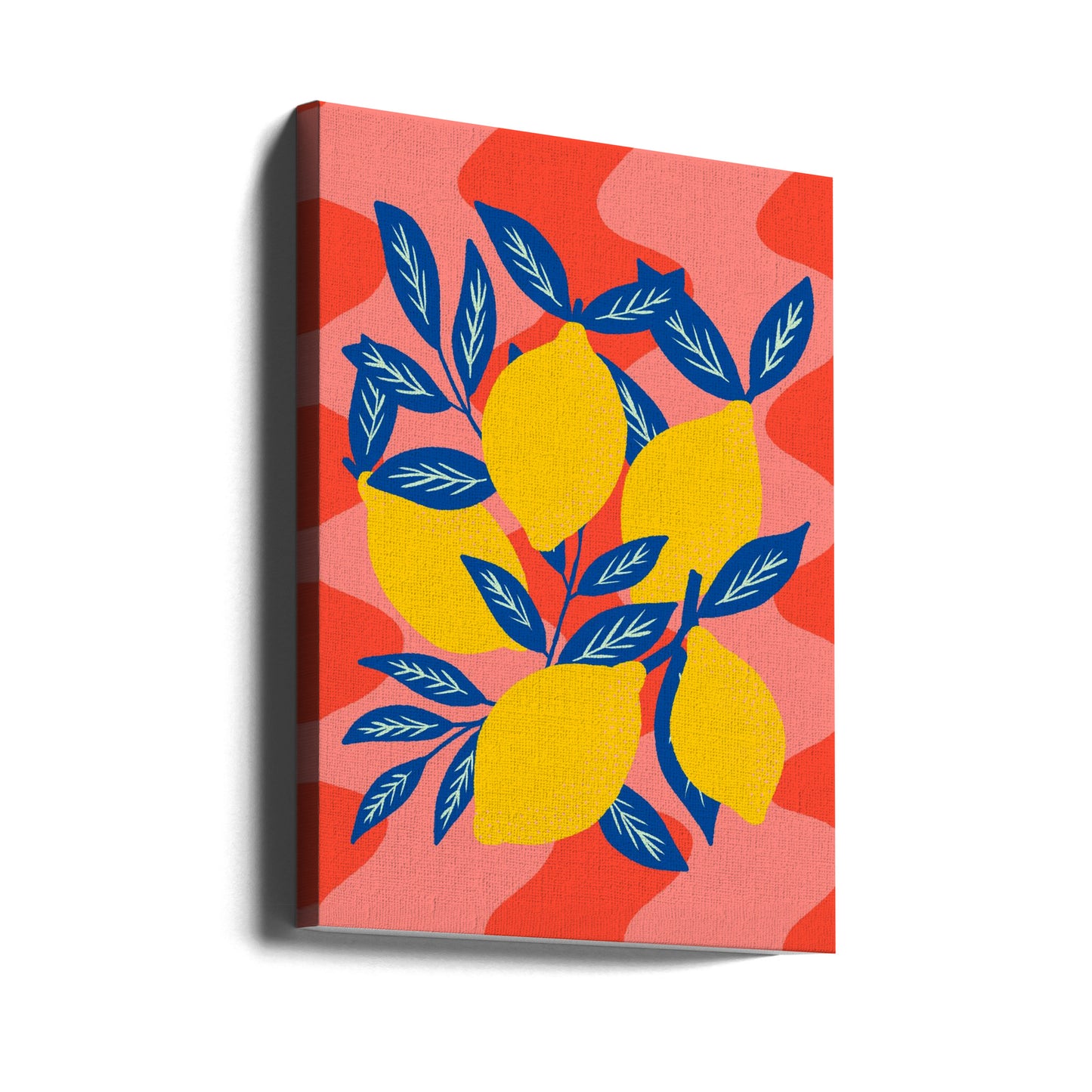 Lively Lemon Burst | Canvas