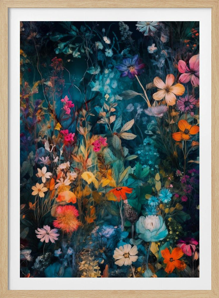 Wildflower Meadow Evergreen Flowers | Poster