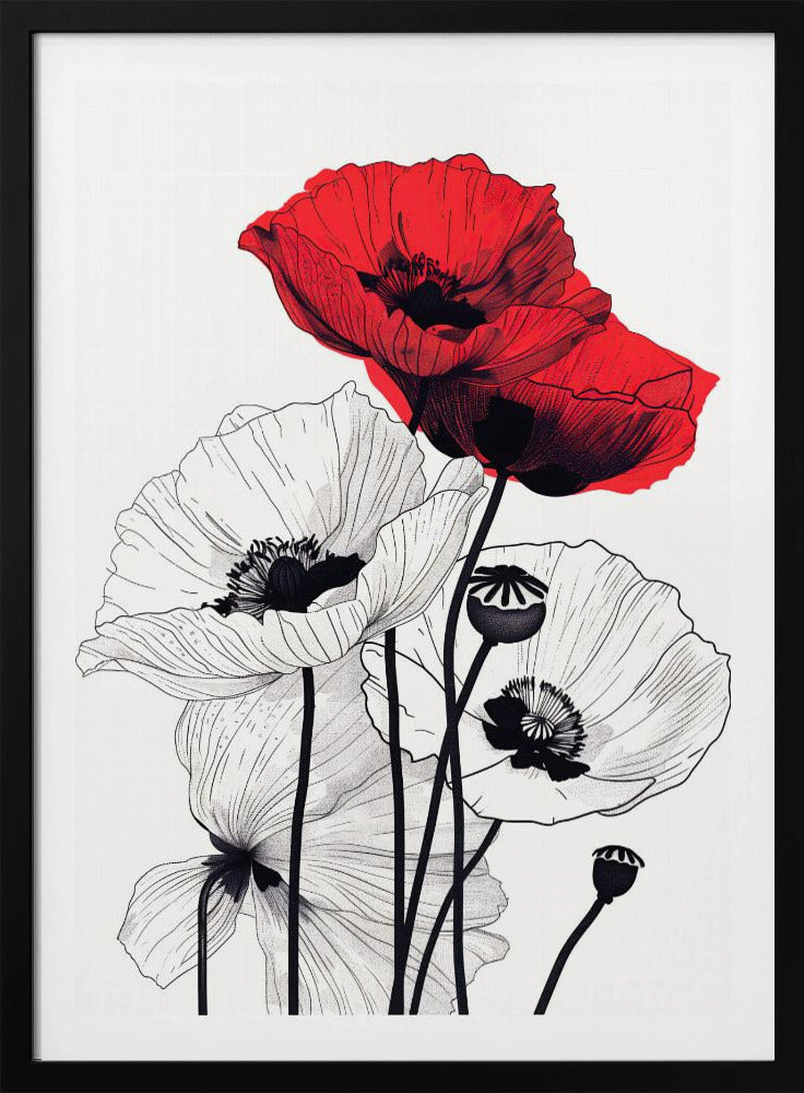 Evergreen Graphic Floral | Poster