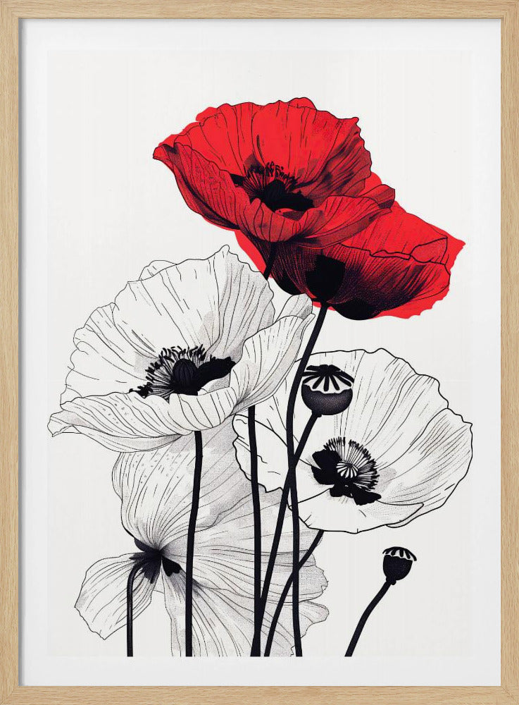 Evergreen Graphic Floral | Poster