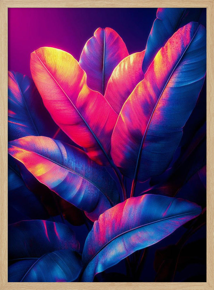 Tropical Vibes Hidden Tropics Banana leaves (4) | Poster