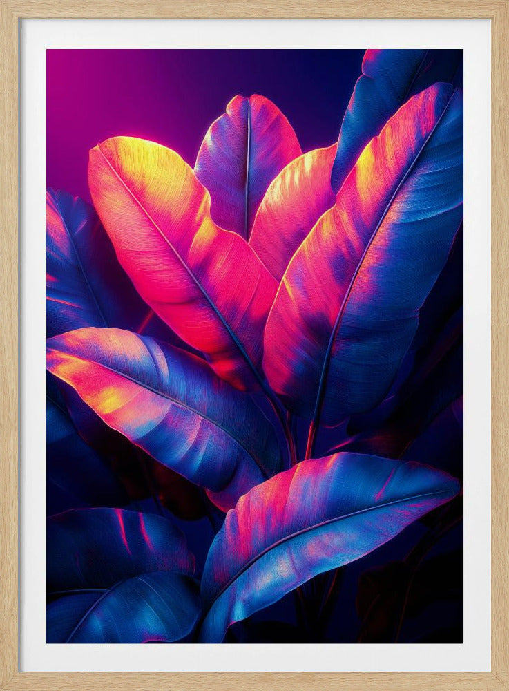 Tropical Vibes Hidden Tropics Banana leaves (4) | Poster
