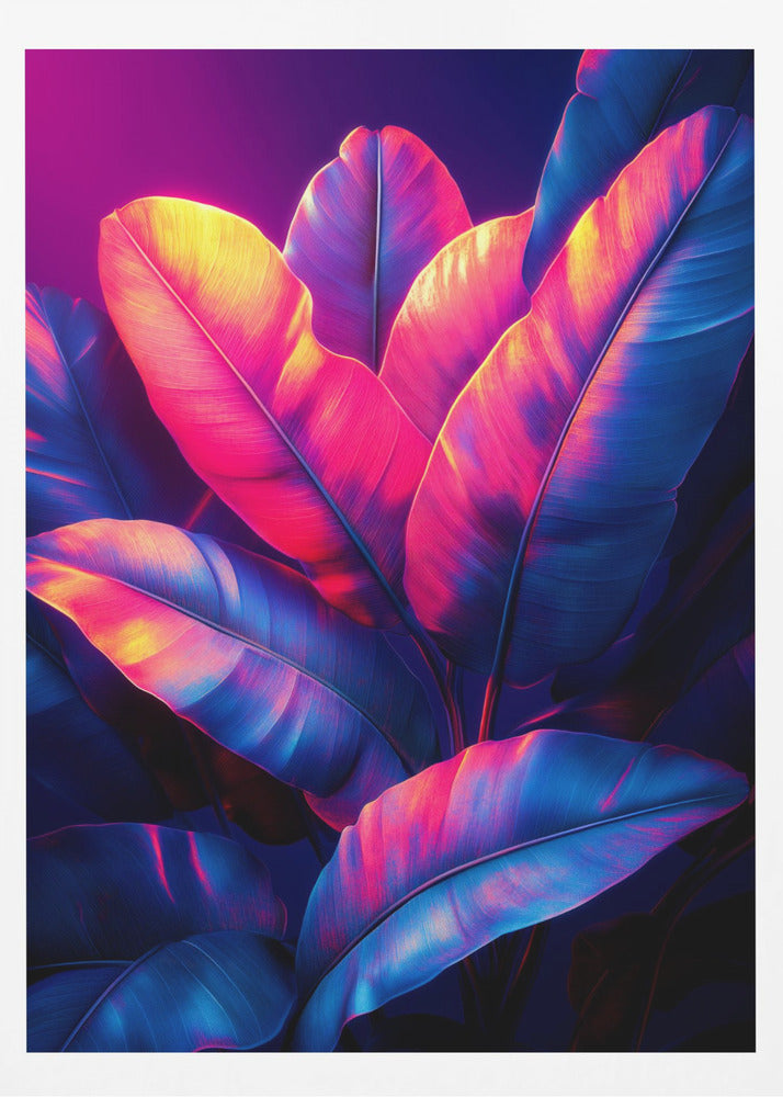 Tropical Vibes Hidden Tropics Banana leaves (4) | Poster