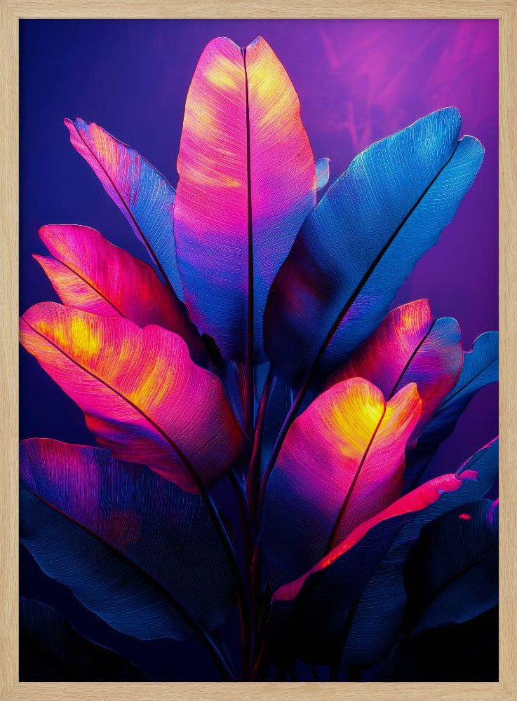 Tropical Vibes Hidden Tropics Banana Leaves (5) | Poster