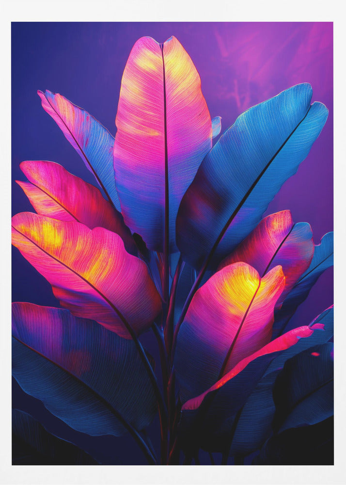 Tropical Vibes Hidden Tropics Banana Leaves (5) | Poster