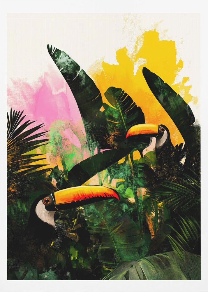 Tropical Vibes Hidden Tropics Toucans (7) | Poster