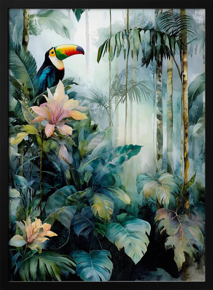 Tropical Vibes Hidden Tropics Toucan (8) | Poster