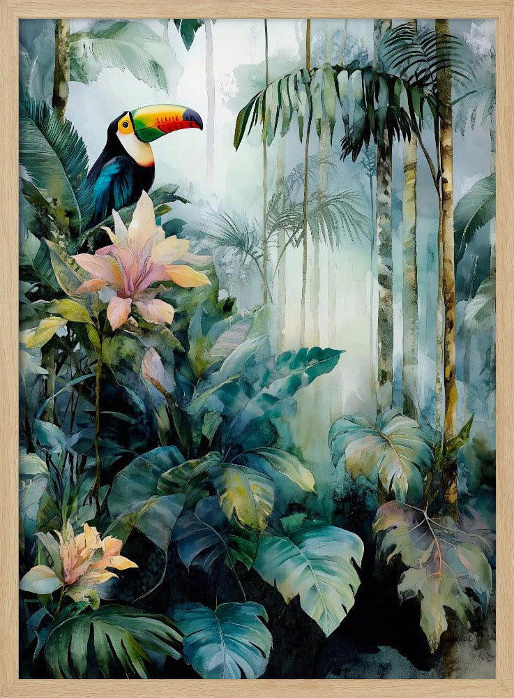Tropical Vibes Hidden Tropics Toucan (8) | Poster