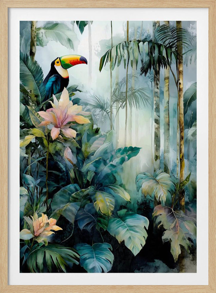 Tropical Vibes Hidden Tropics Toucan (8) | Poster