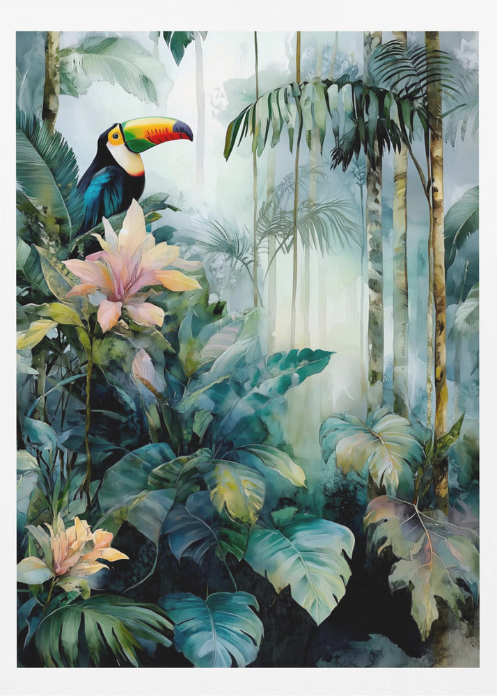 Tropical Vibes Hidden Tropics Toucan (8) | Poster