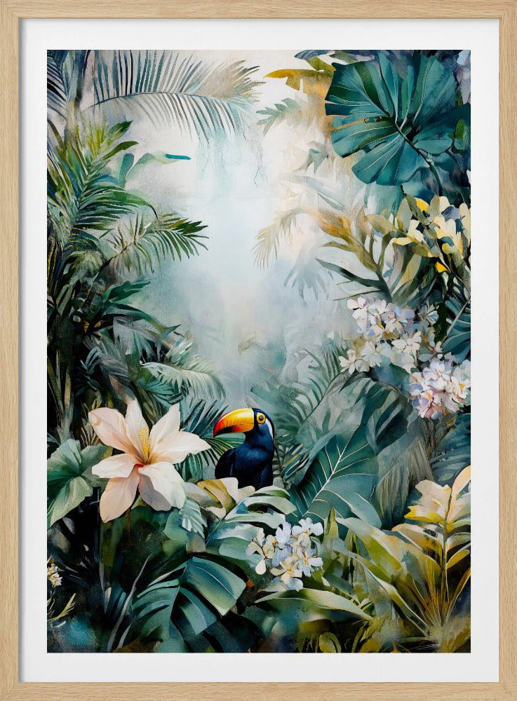 Tropical Vibes Hidden Tropics Toucan (9) | Poster