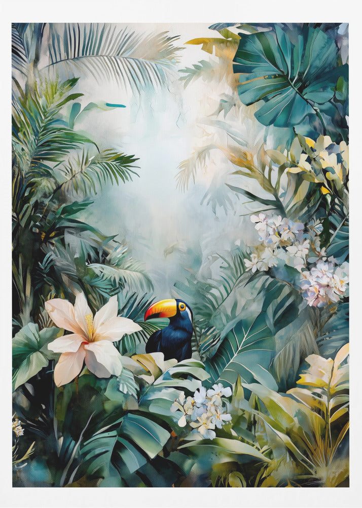 Tropical Vibes Hidden Tropics Toucan (9) | Poster