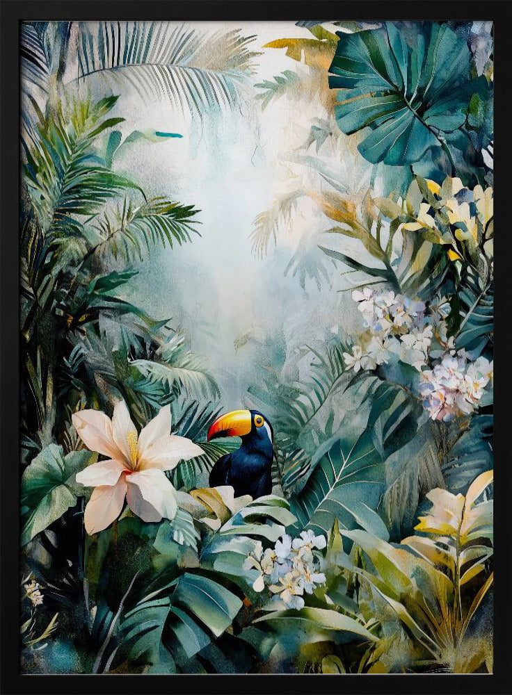 Tropical Vibes Hidden Tropics Toucan (9) | Poster
