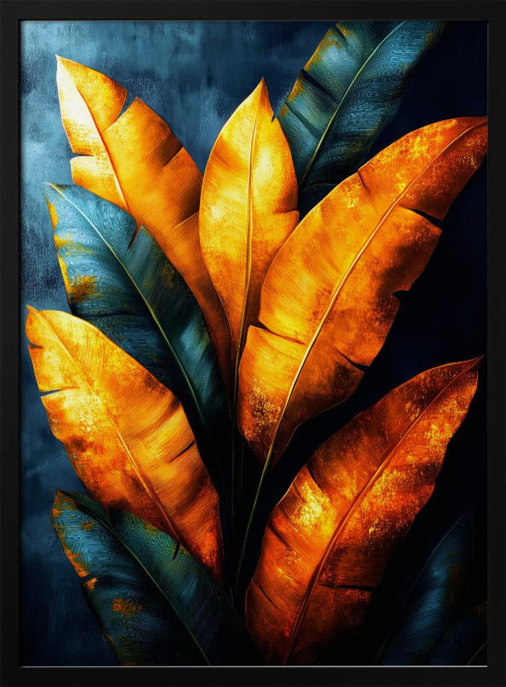 Tropical Vibes Hidden Tropics Banana Leaves (12) | Poster