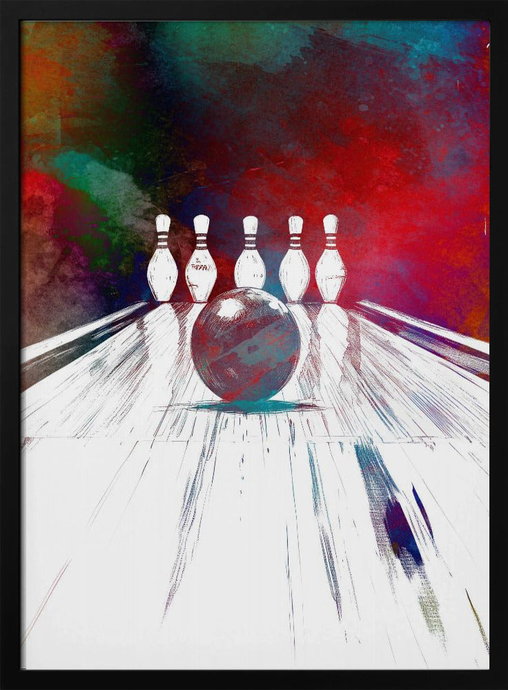 Sport Bowling art | Poster