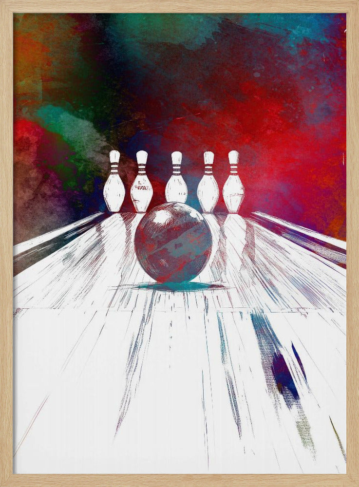 Sport Bowling art | Poster