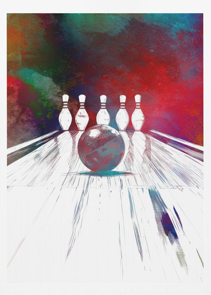 Sport Bowling art | Poster