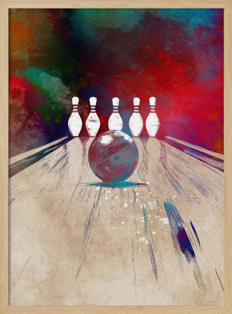 Sport Bowling art | Poster