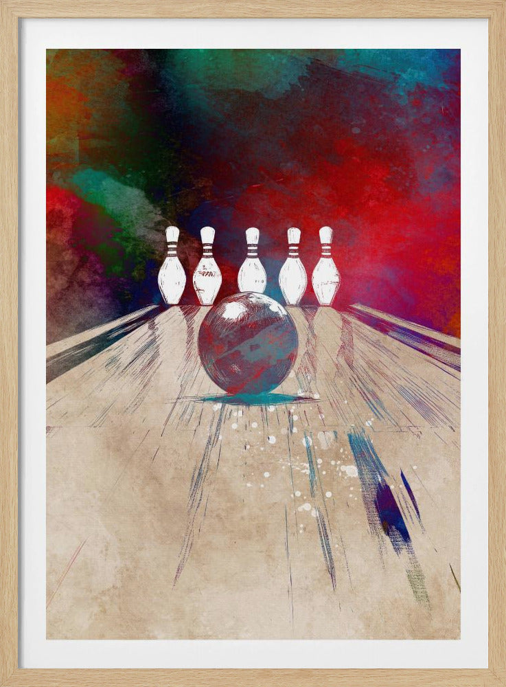 Sport Bowling art | Poster
