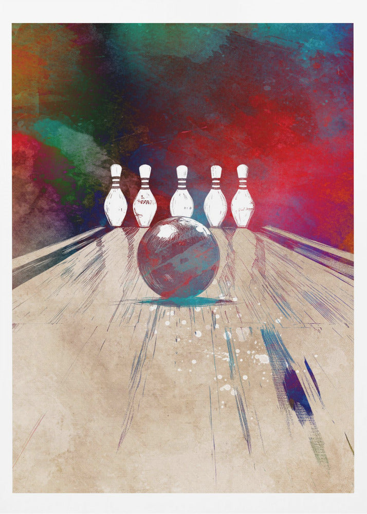 Sport Bowling art | Poster