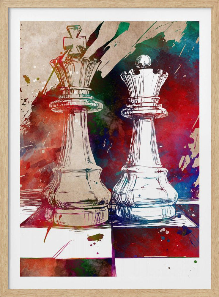 Chess sport art | Poster