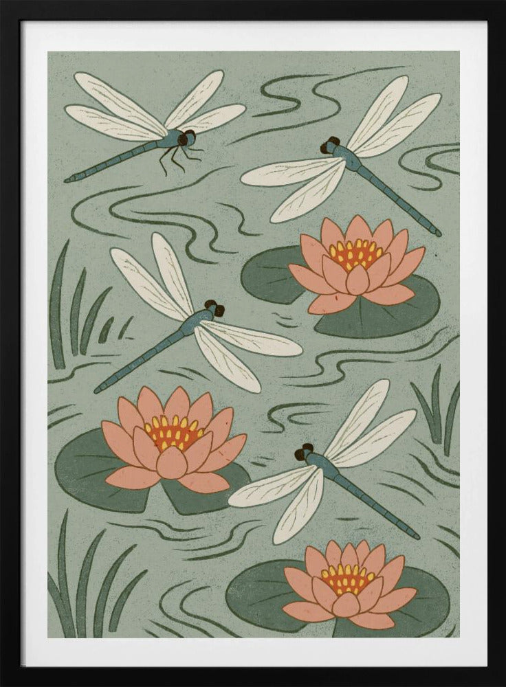 Waterlillydragonfly | Poster