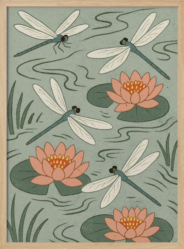 Waterlillydragonfly | Poster