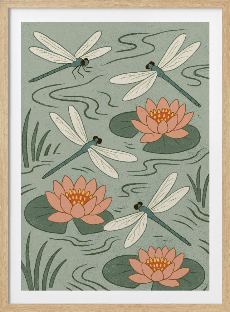 Waterlillydragonfly | Poster